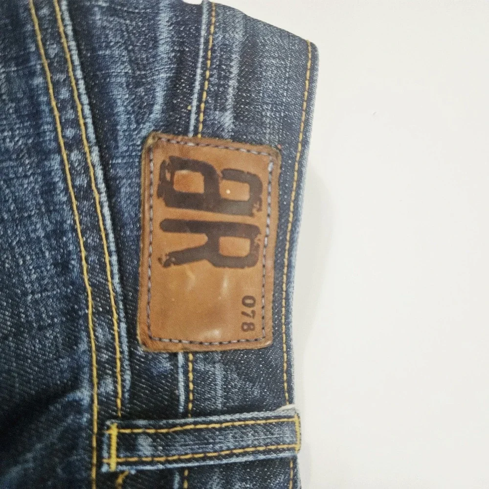 Banana Republic 078 Jeans Straight Leg Men's Size 32x34 Dark Wash 100% Cotton